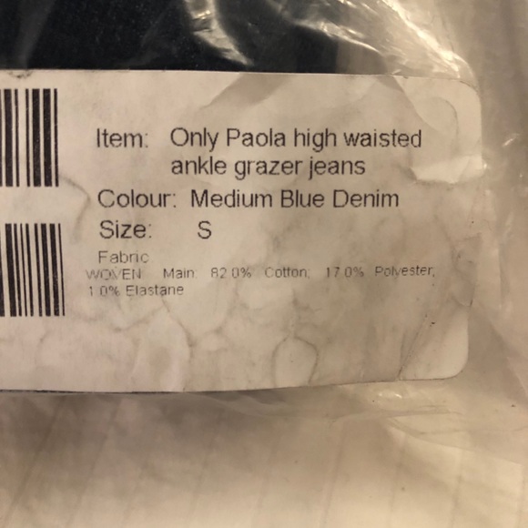 Only • Paoli High Waisted Ankle Grazer Jeans • EU S - Picture 5 of 9